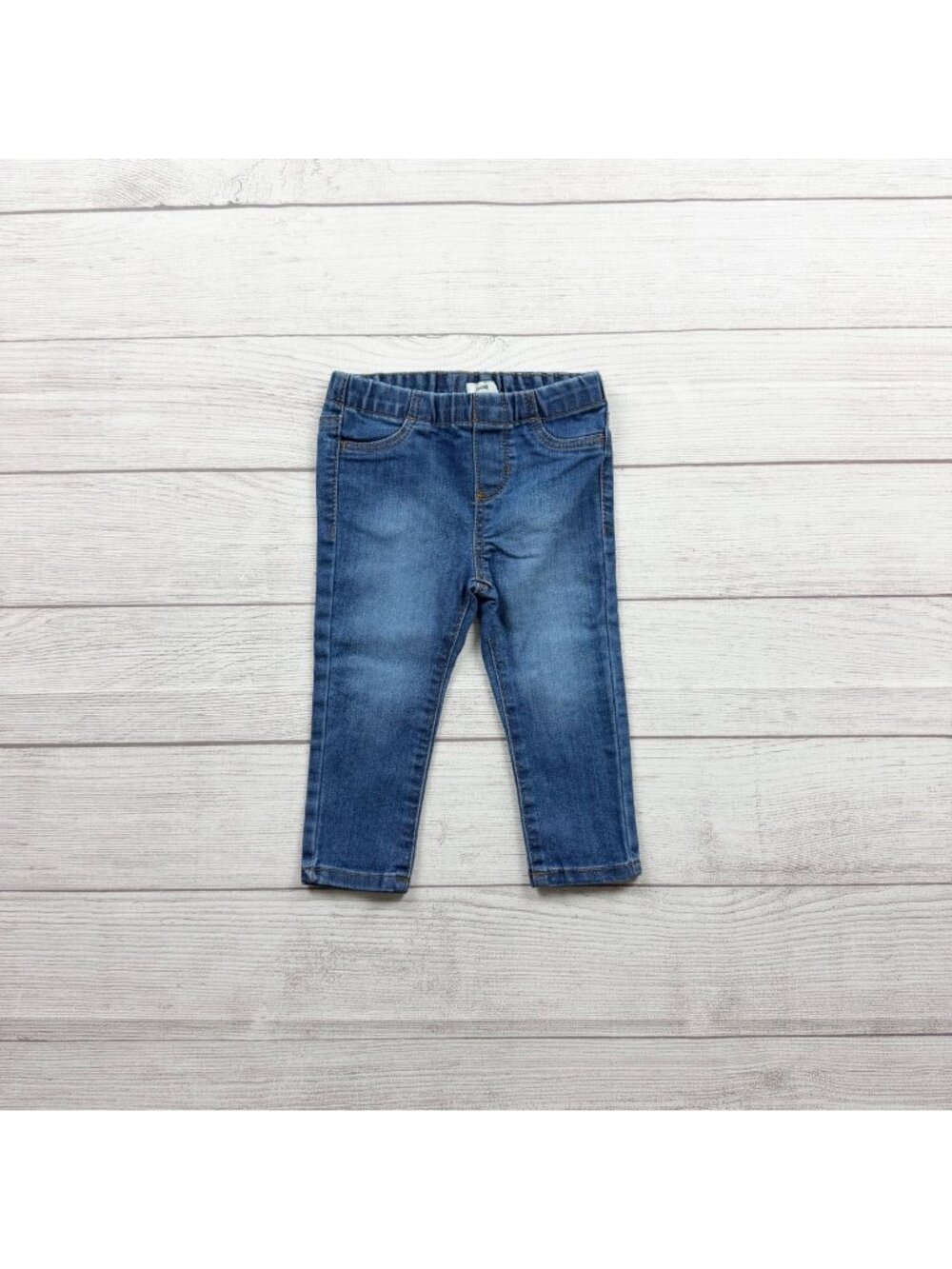 OshKosh Bgosh Baby Elastic Waist Pull On Jeggings Jeans 12-18 Months